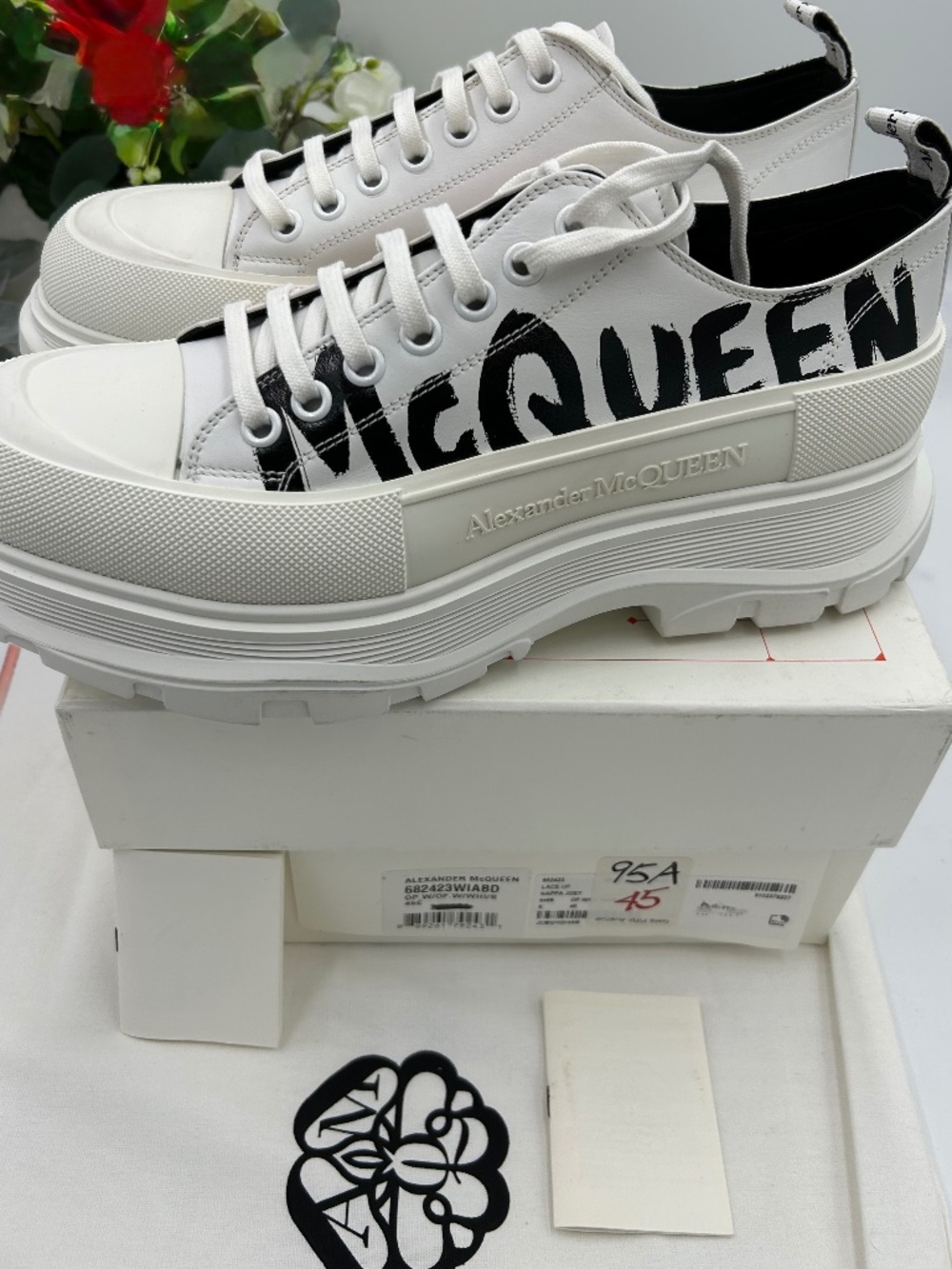Alexander McQueen Tread Slick lace up sneakers. Size 45/12US  Made in Italy